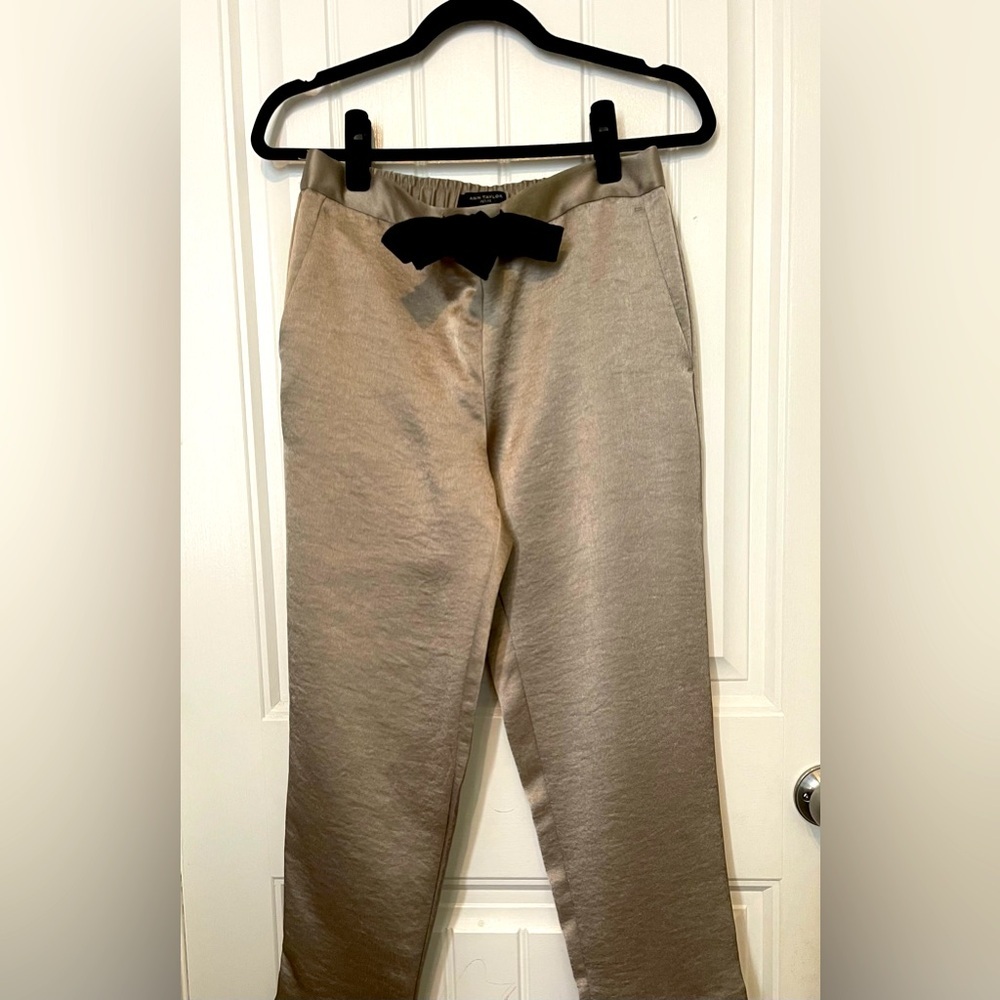 Ann Taylor Dressy/Casual Business Pants - Drawstring - Size: SP